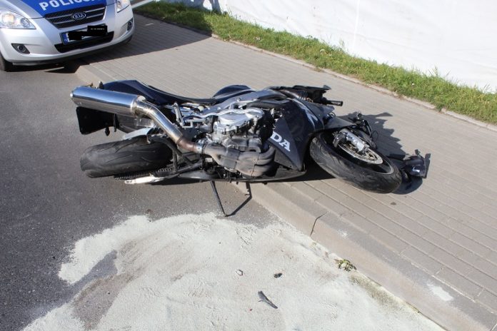 aaa wypadek motocykl