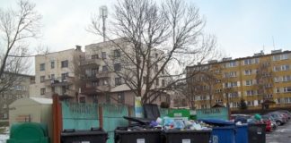 śmietnik przy ul.bylicy