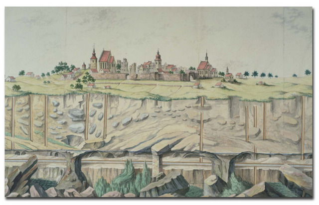 mennica panorama olkusza deutscha z XVII w