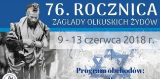 76 rocznica olkuskich zydow baner