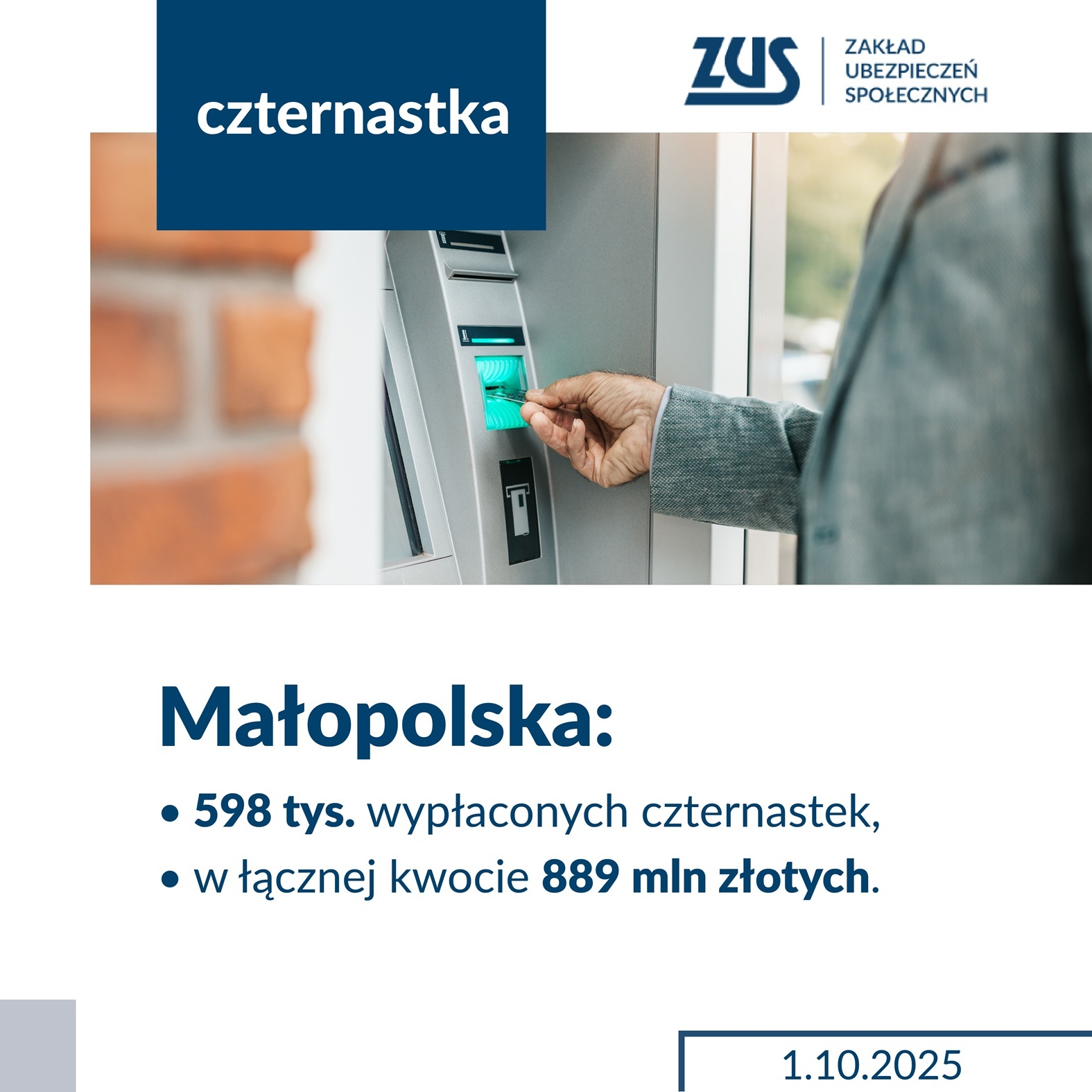 ZUS zakończył wypłatę „czternastek”