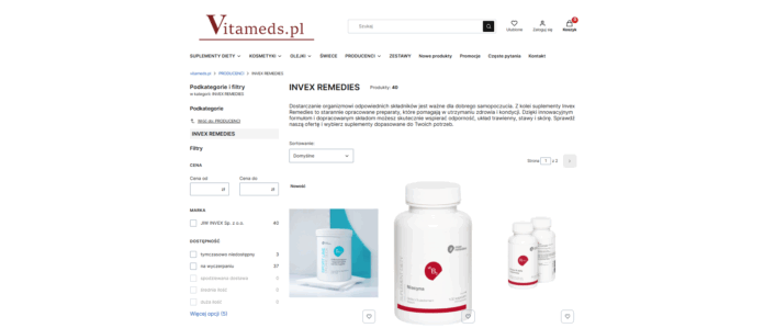 Invex remedies Vitameds