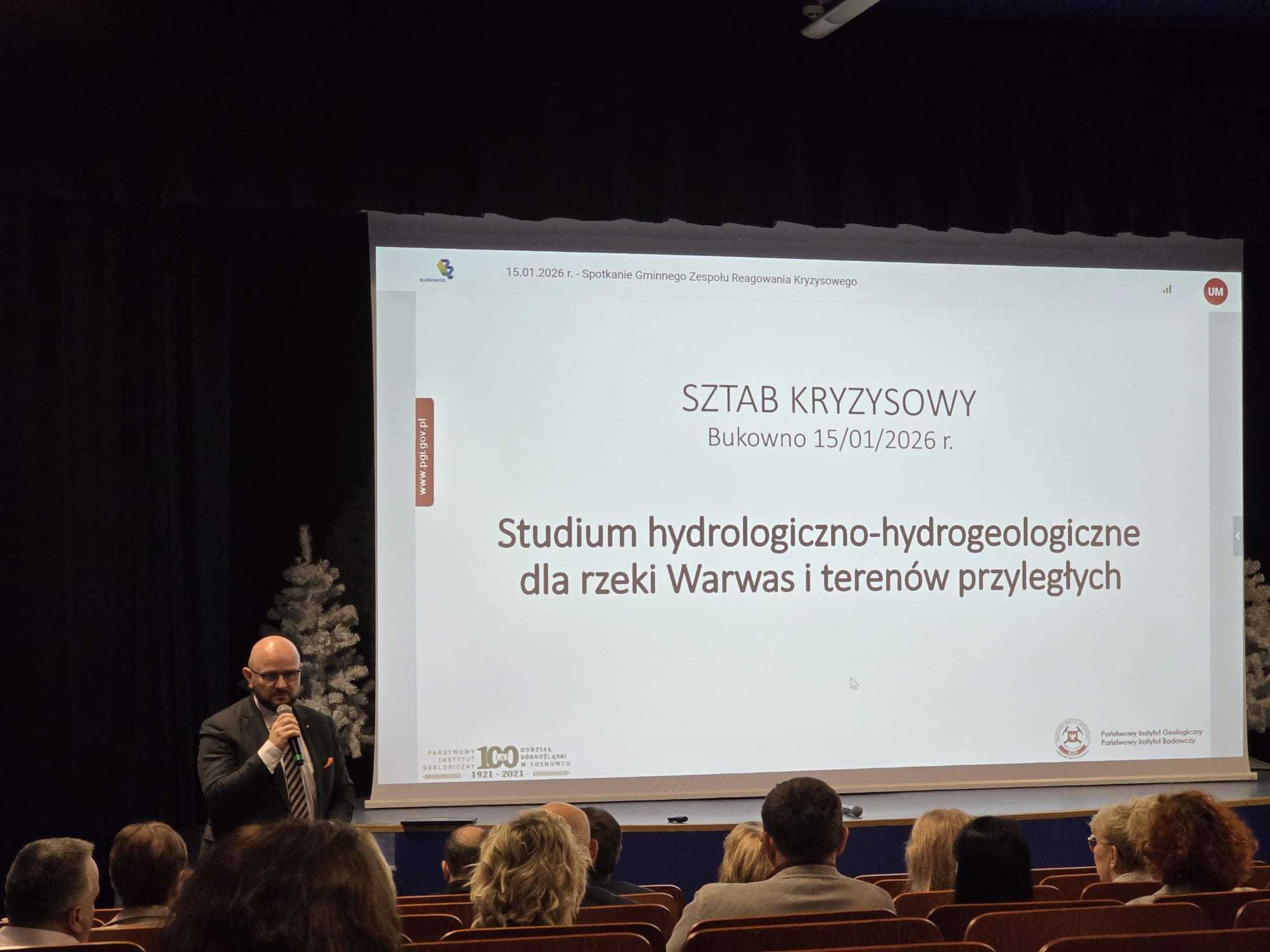 Spotkanie Gminnego Zespołu Reagowania Kryzysowego w Bukownie