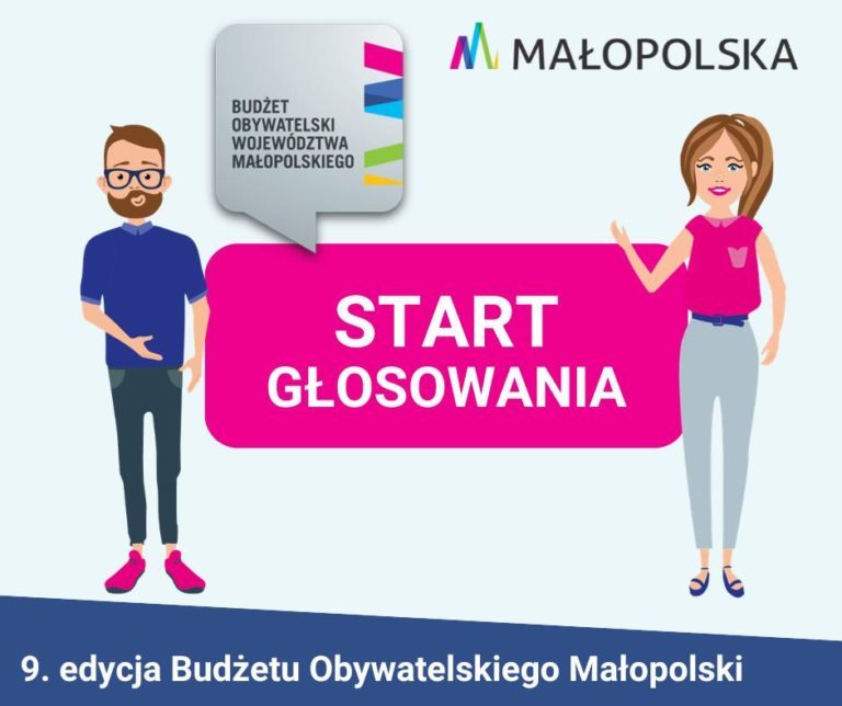 Małopolanie głosują na projekty za 16 mln zł