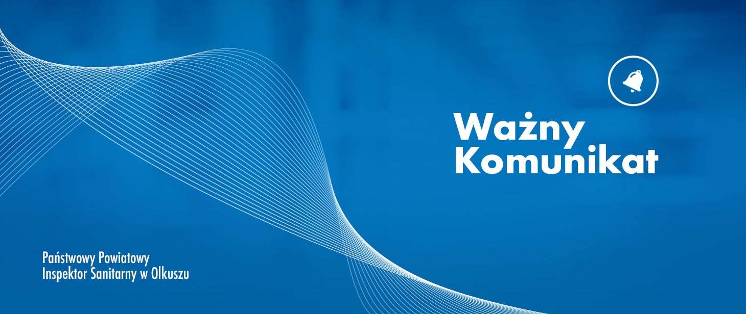 KOMUNIKAT PP Inspektora Sanitarnego w Olkuszu w sprawie przydatności wody do spożycia przez ludzi