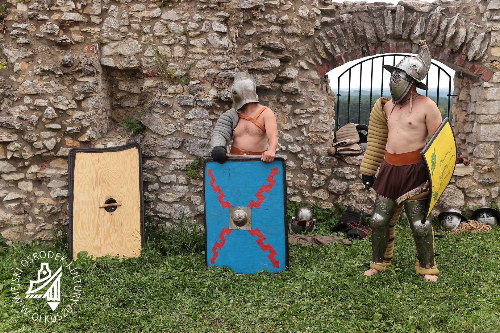 Rzymscy gladiatorzy na zamku w Rabsztynie