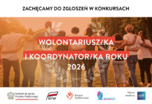 Konkursy Wolontariusz Roku 2026 i Koordynator Roku 2026 – coraz mniej czasu na zgłoszenia