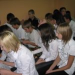 Ślubowanie klas pierwszych w Gimnazjum nr 2 w Olkuszu