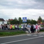 Manifestacja związkowców z ZGH Bolesław