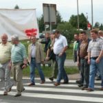 Związkowcy z ZGH Bolesław wyszli na ulicę - 13.07.2012